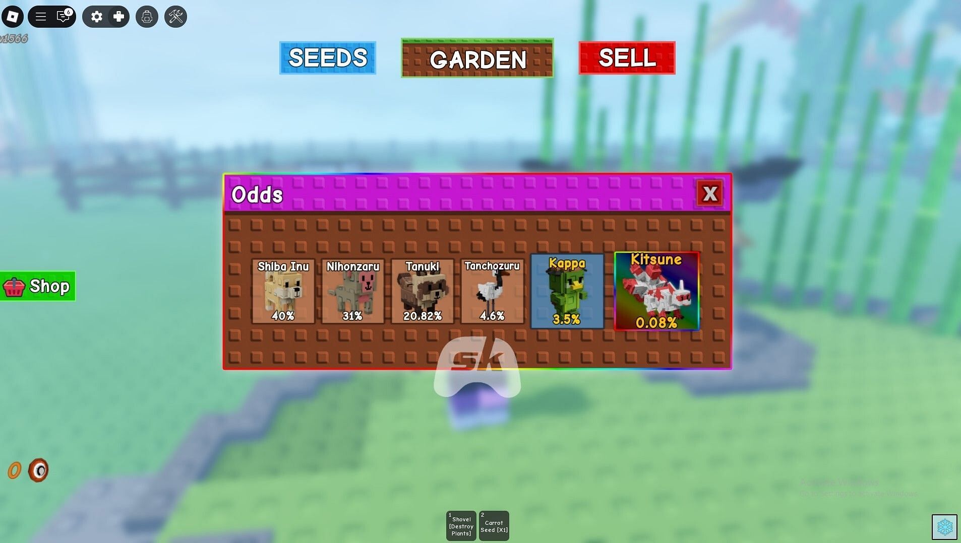 All Zen Egg animals (Image via Sportskeeda Gaming || Roblox)